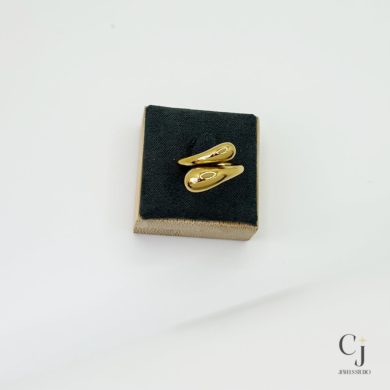 Chunky Gold Ring | Adjustable Gold Ring | CJ Jewels Studio