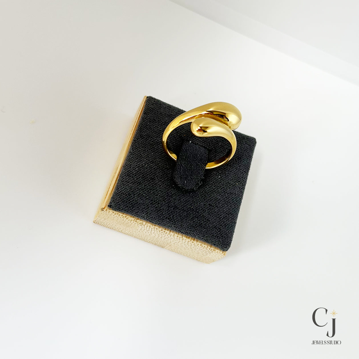 Chunky Gold Ring | Adjustable Gold Ring | CJ Jewels Studio