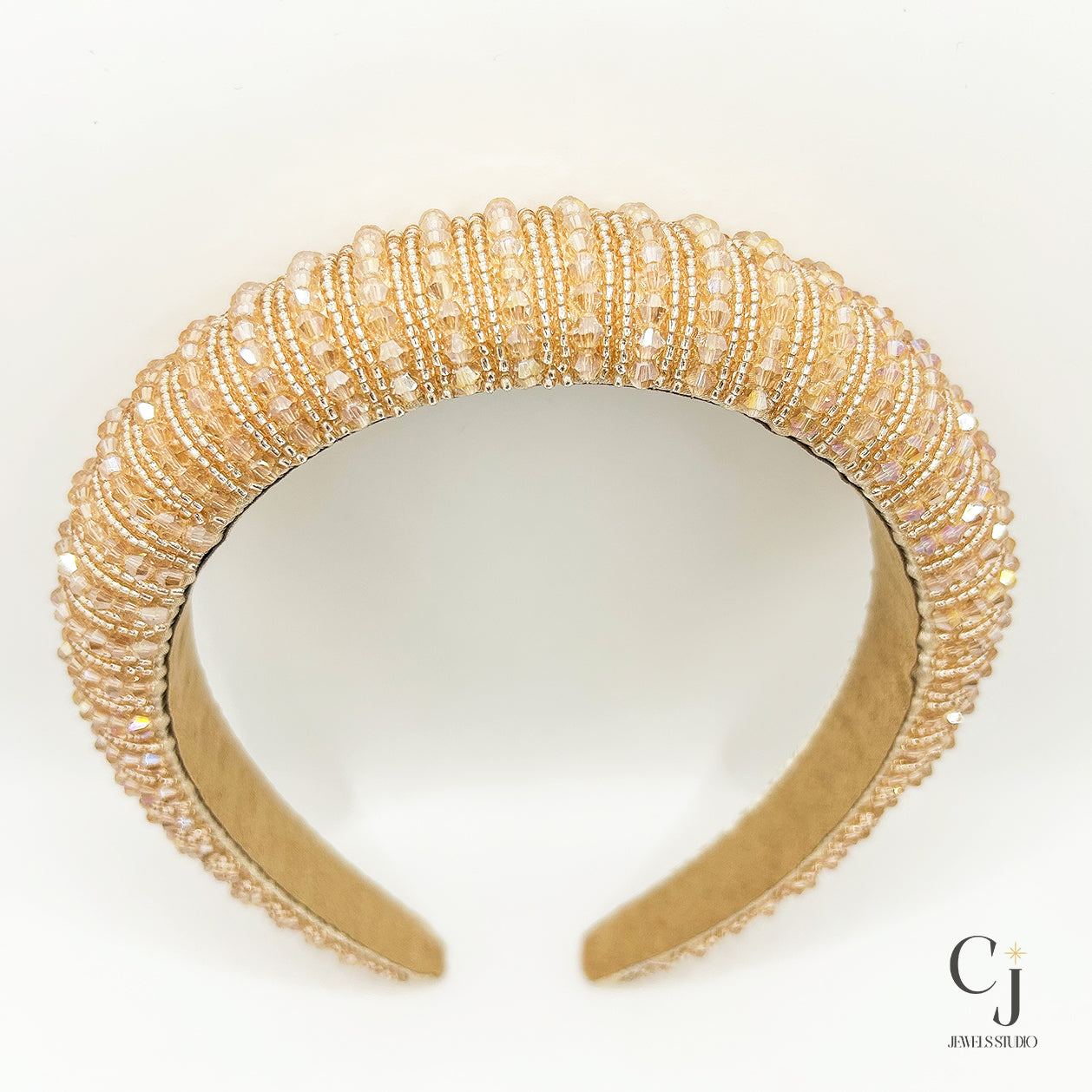 Gold Jewel Headband | Jewel Headband | CJ Jewels Studio