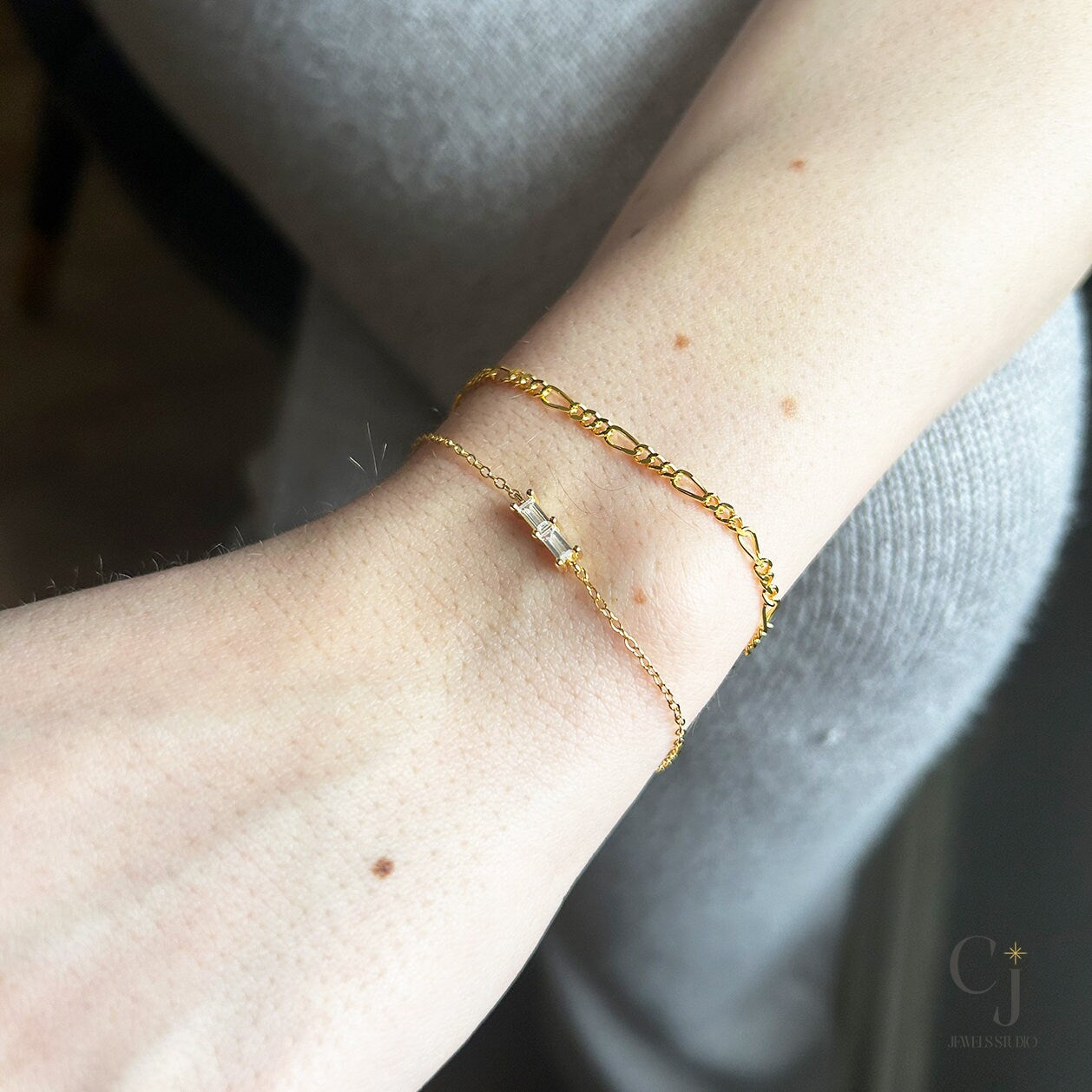 Gold Chain Bracelet | Chain Bracelet | CJ Jewels Studio