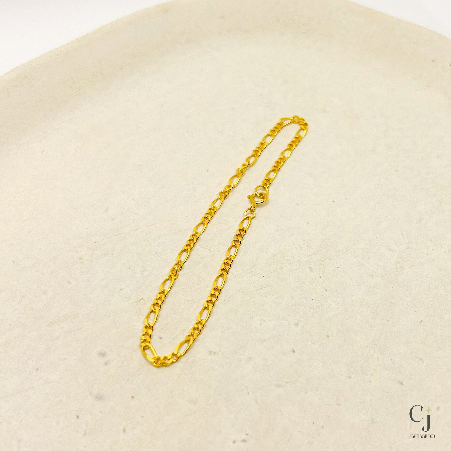 Gold Chain Bracelet | Chain Bracelet | CJ Jewels Studio