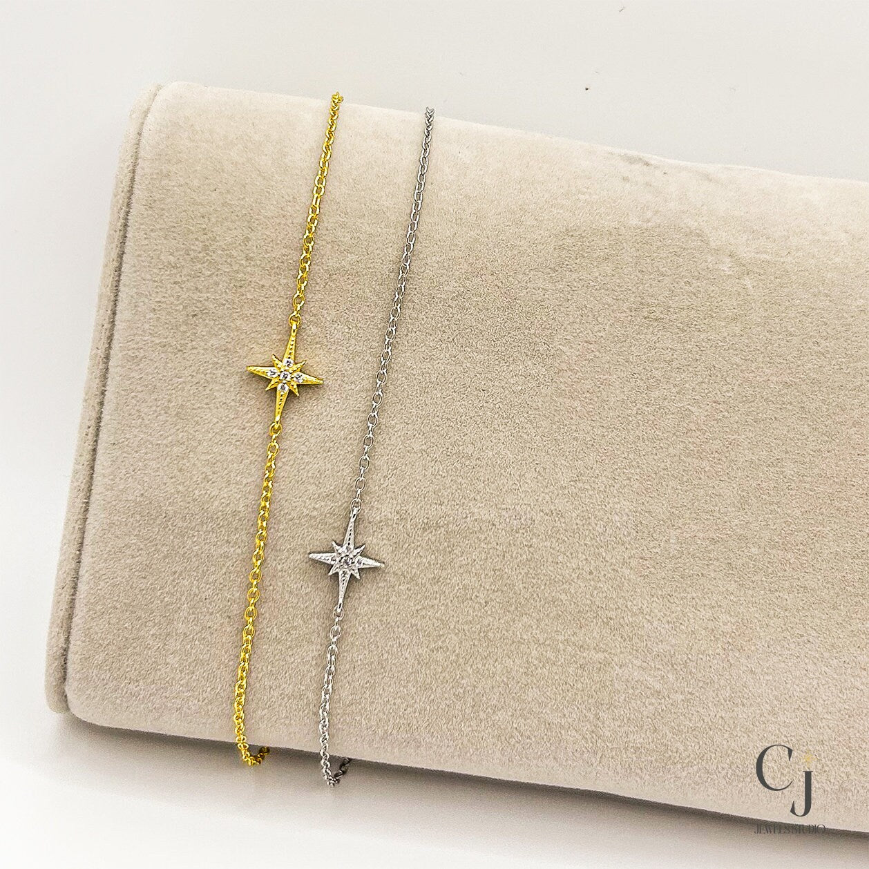 Gold Star Bracelet | Star Bracelet | CJ Jewels Studio